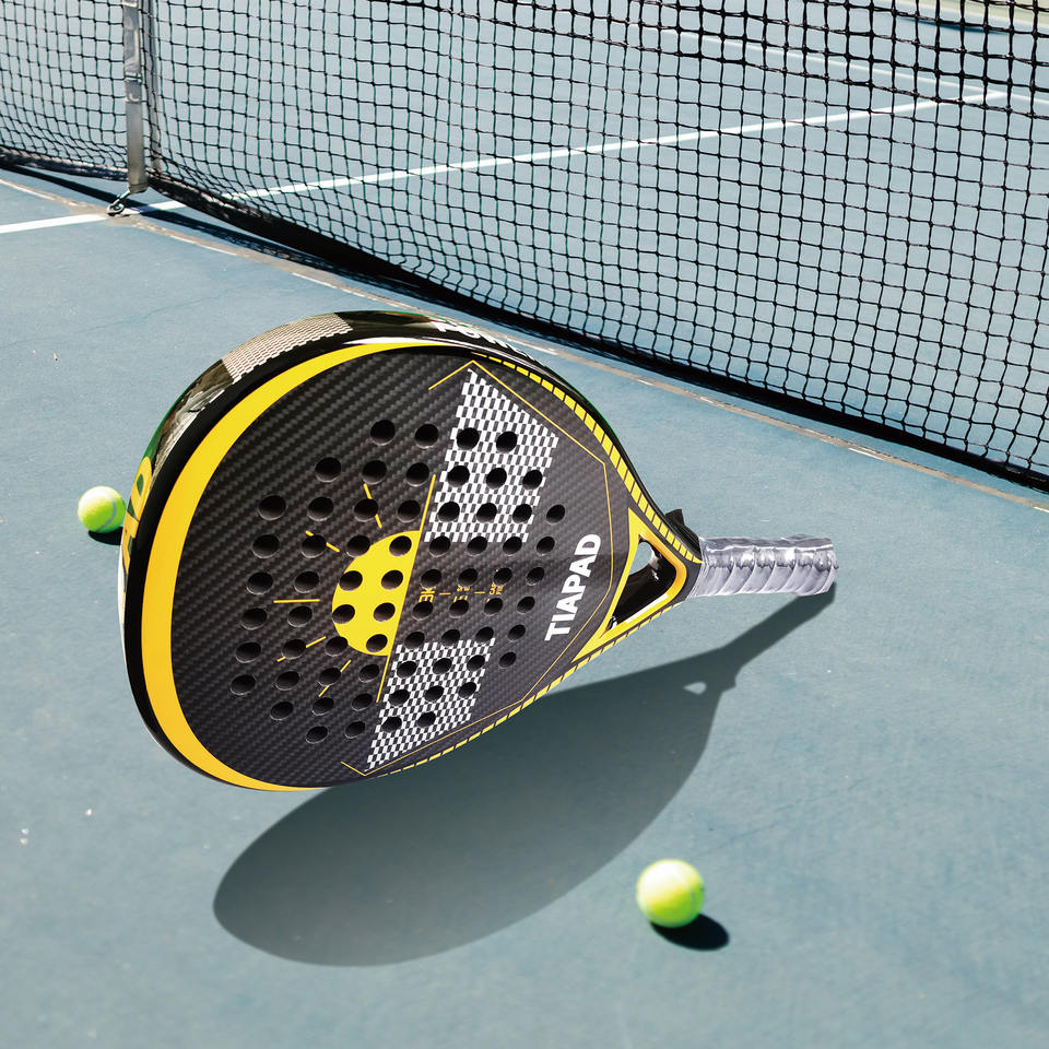 YF Tennis Racket 3K/12K/18K Carbon Fiber/Glass Fiber 38mm Thick Checkered Pattern Amateur Intermediate Advanced