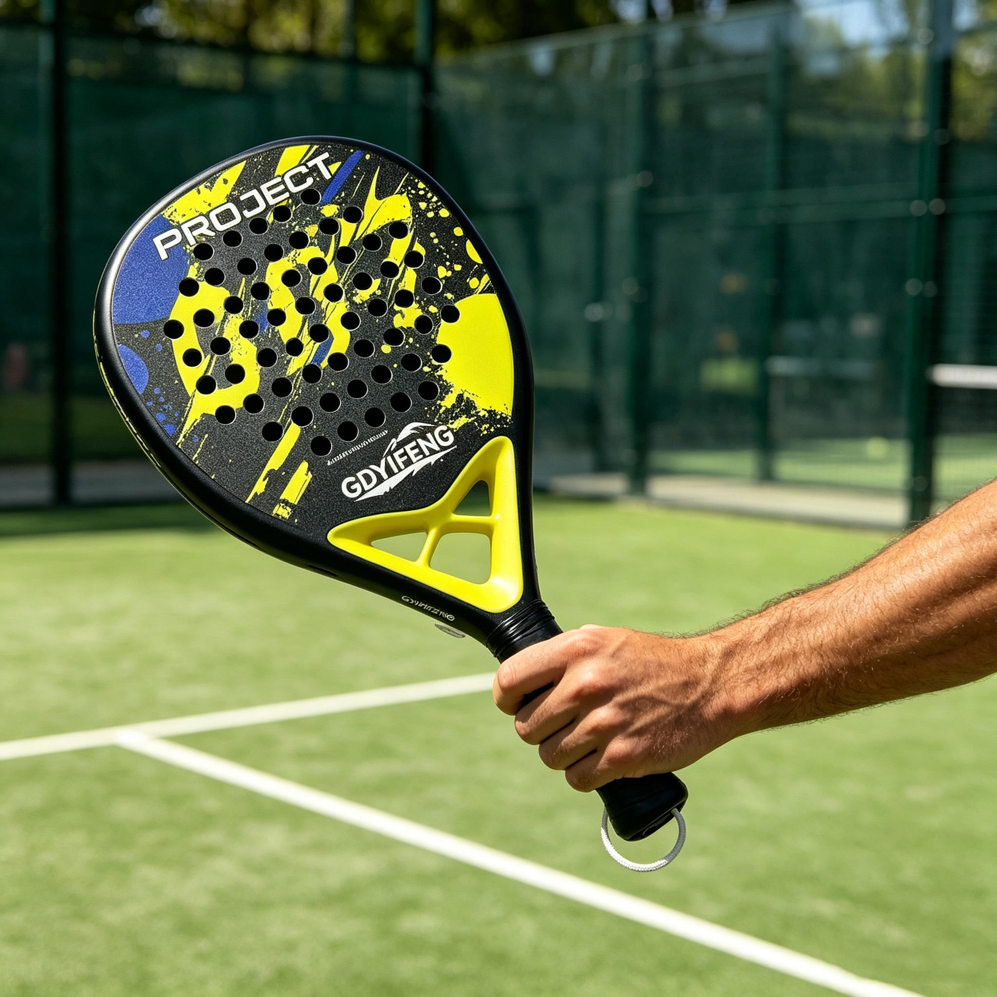 Custom Surface Texture 12K 18K Carbon Fiber Padel Racket Different Carbon Weave Effect for Unique Product Line