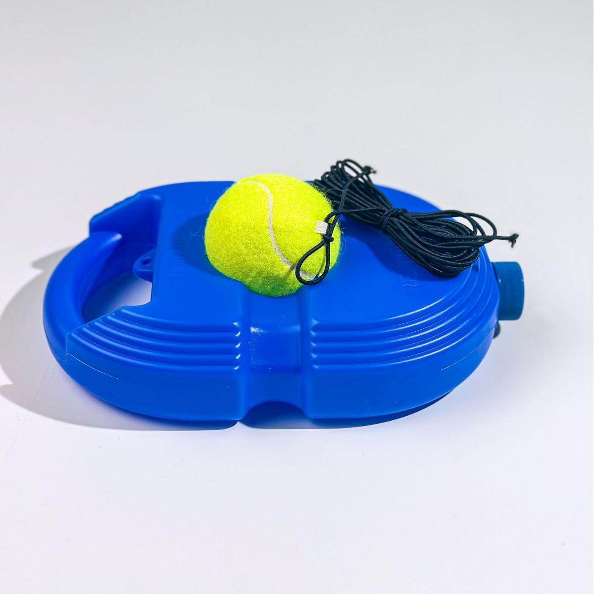 Single Base Rubber Tennis Trainer Tee-New Upgraded Version in Orange/Blue for Outdoor Sports & Single Training