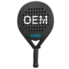YF Brand POP Tennis Carbon-Fiber Racket EVA Core Matte Sand-Grain Finish 38mm Thickness Customizable Badminton Model B02 for