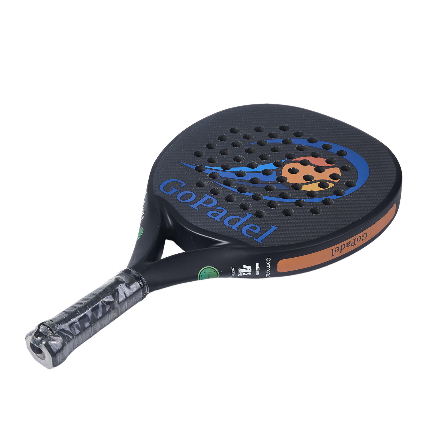 Professional 12K Carbon Fiber Padel Racket Diamond Shape EVA Soft Memory Core Custom Logo Paddle