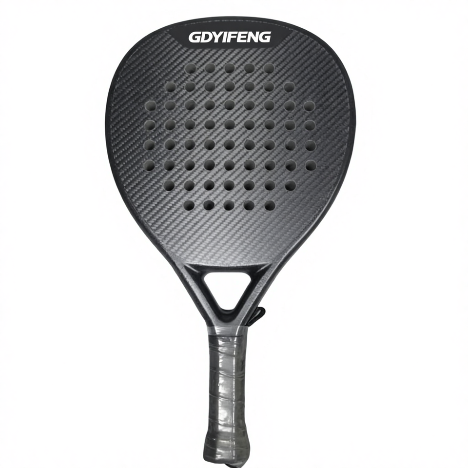 CASTON SPORTS Professional 12K Carbon Fiber Padel Racket 350g Lightweight Paddle Tennis Racket High Density EVA Power Control