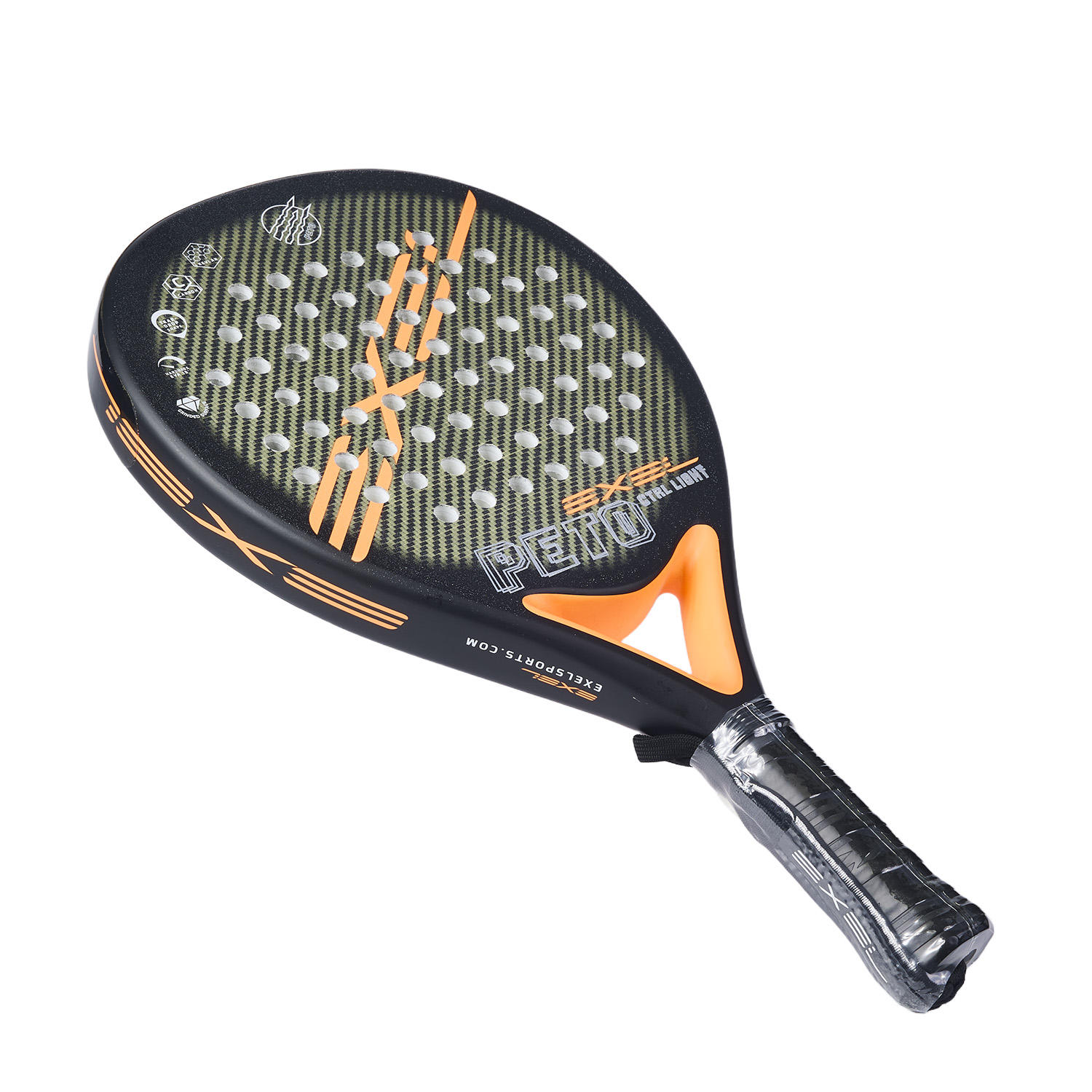 12K 18K Carbon Fiber Padel Racket Enhanced Spin Control for Pro Players