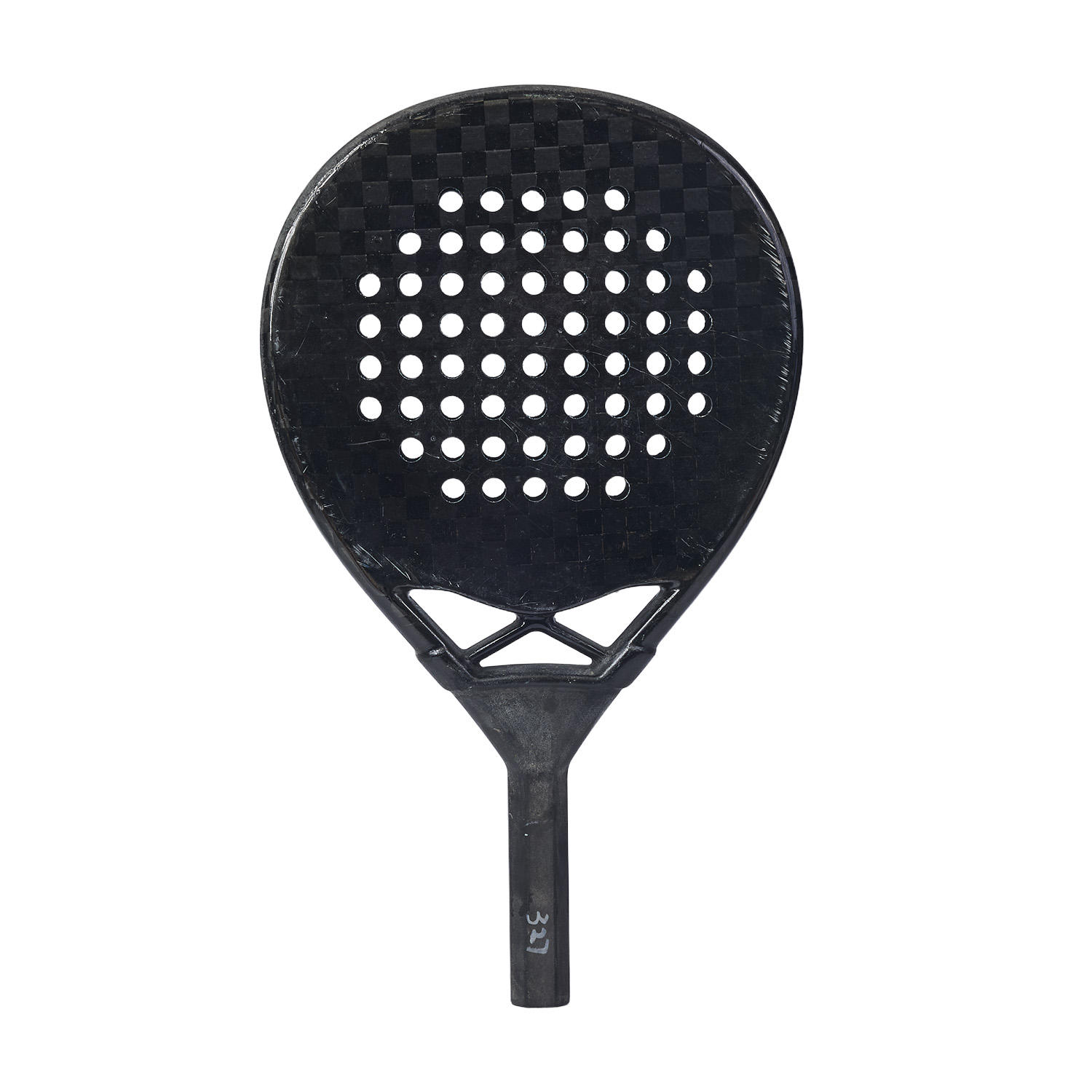 12K 18K Carbon Fiber Padel Racket Teardrop Shape With High Density EVA Core for Sports Retail