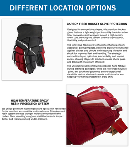 CN Factory Custom Ice Hockey Training Equipment Comfortable Ice Hockey Gloves and Shorts for JR/INT/SR