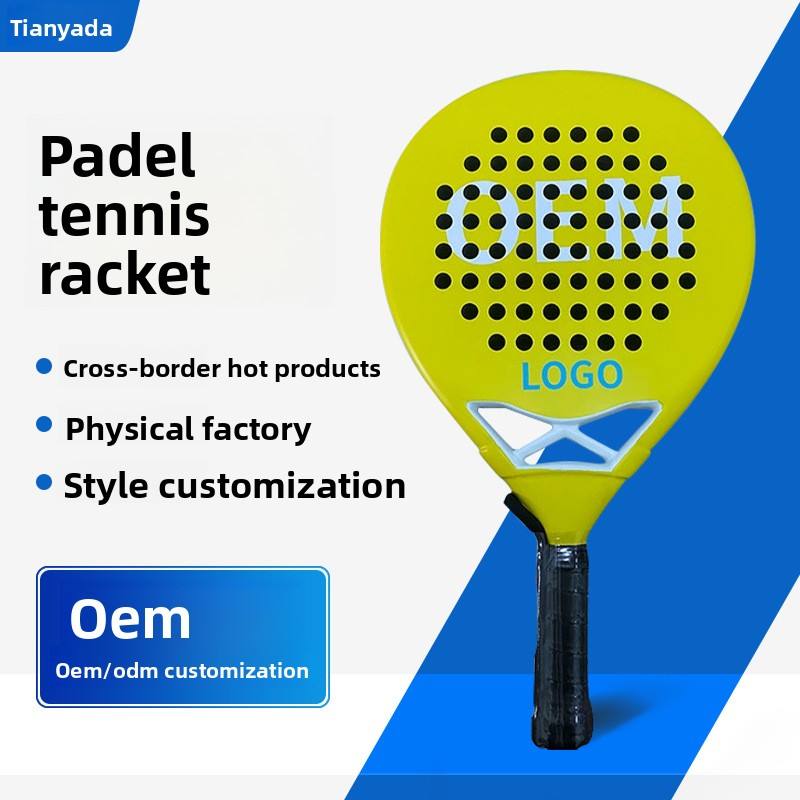 Professional 12K Carbon Fiber Padel Racket Diamond Shape EVA Soft Memory Core Custom Logo Paddle