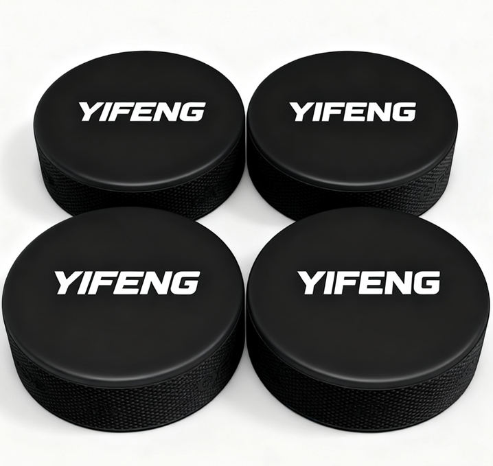 Professional Official Training Street PE Ice Hockey Puck GDYIFENG YF-02 23*75 for Juniors & Seniors