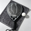 Shock Absorb 12K 18K Carbon Fiber Padel Racket Optimized Sweet Spot for Tournament Matches
