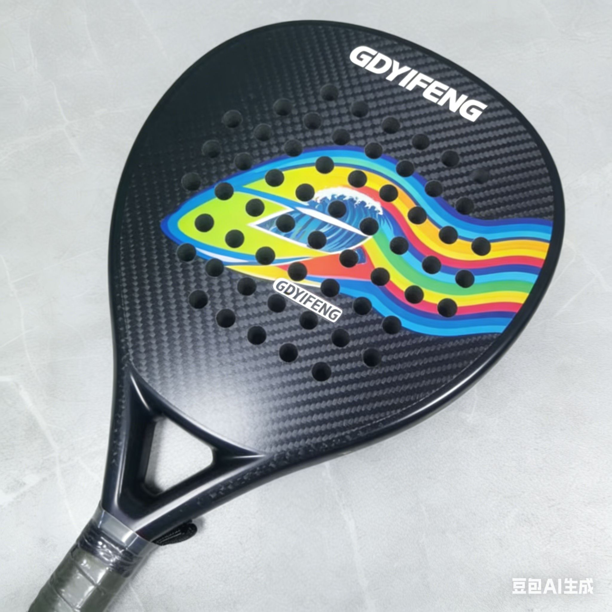 Professional 12K Carbon Fiber Padel Racket Diamond Shape EVA Soft Memory Core Custom Logo Paddle