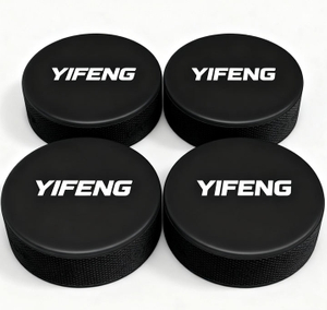 Wholesale Price High-quality OEM Reliable Brand PU Lightweight Guangdong Ice Hockey Puck Custom Logo Blank Standard Classic