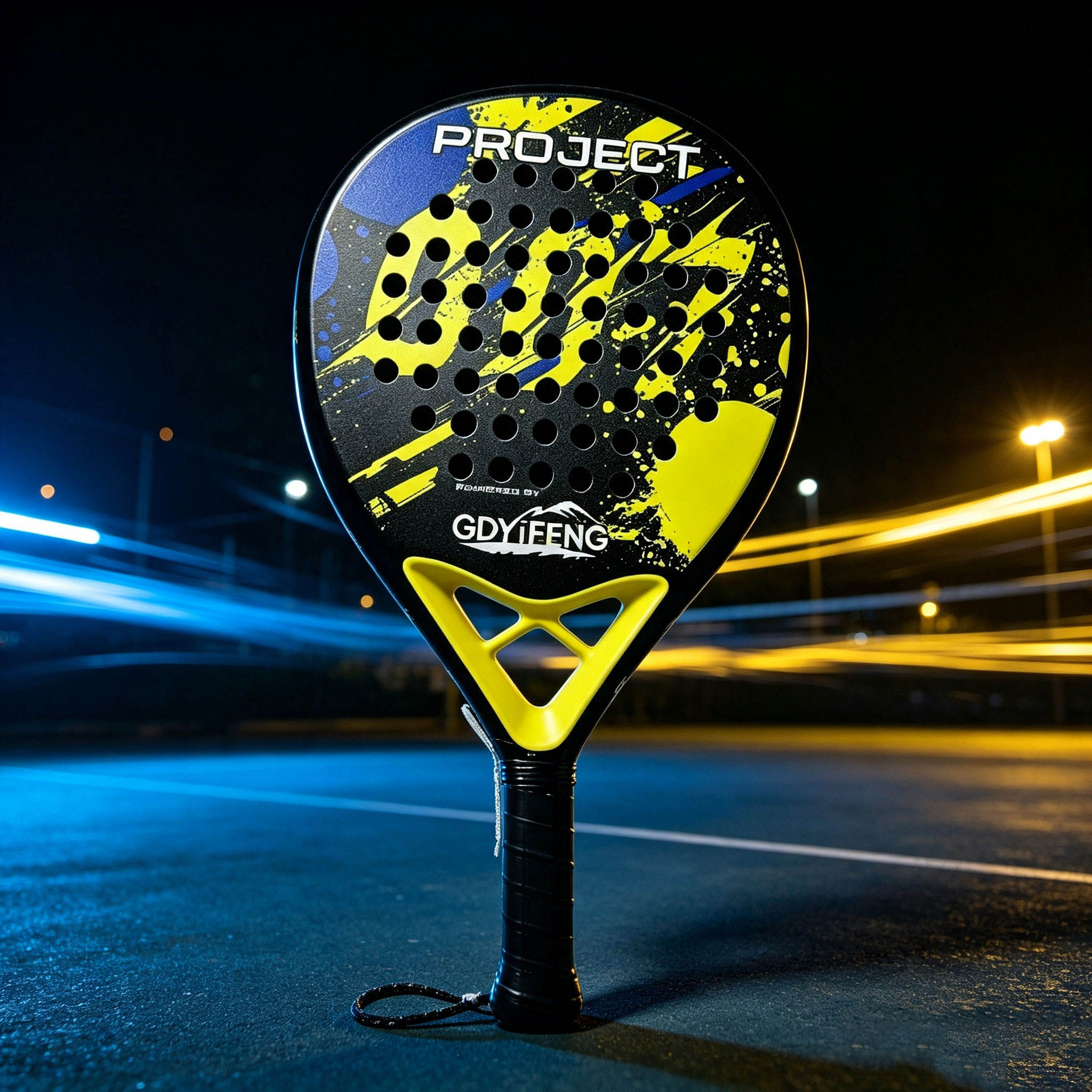 2026 CN Factory Custom logo and Color High Quality 3K/12K/18K/24K Carbon Fiber Paddle Racket
