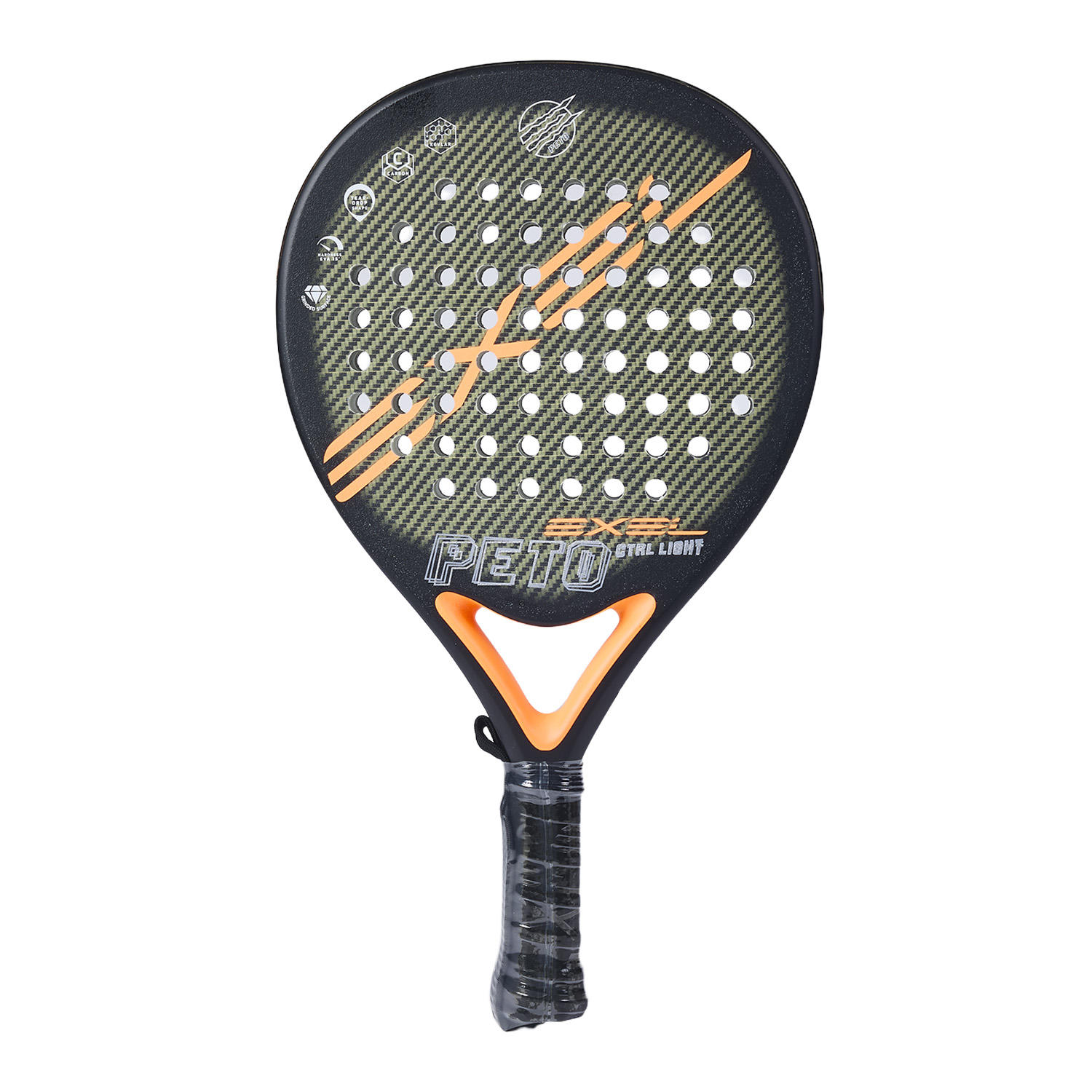 12K 18K Carbon Fiber Padel Racket Enhanced Spin Control for Pro Players